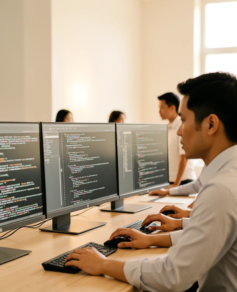 SilkRoadDigital Team at Work